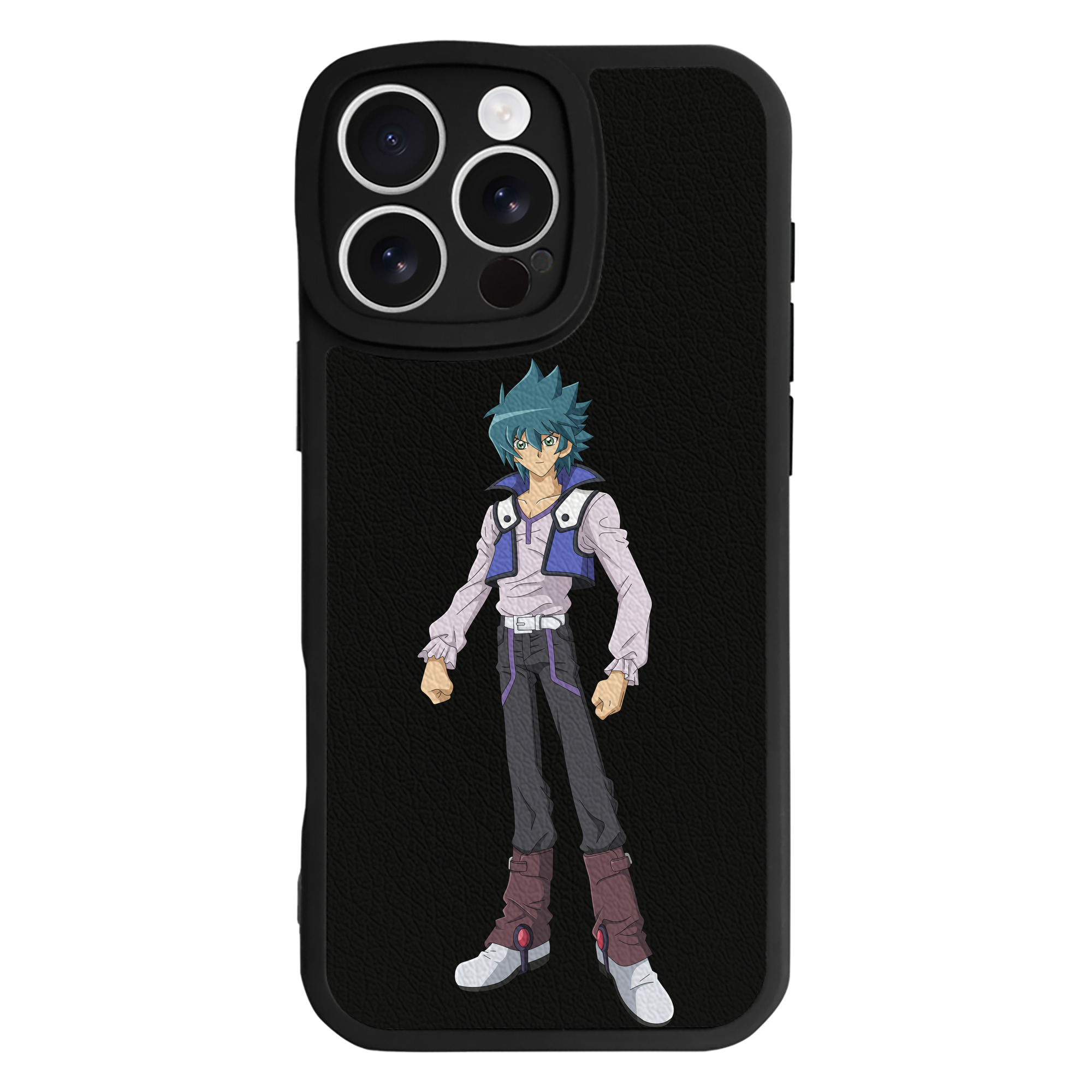（画像用） 遊☆戯☆王 Yu-Gi-Oh! 【iPhone 16シリーズ対応】シリコンスマホケース（レザー調） 材質：シリコン